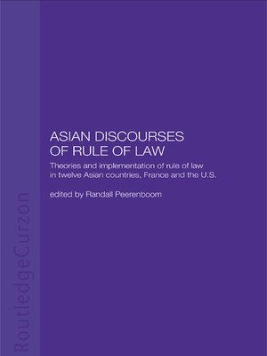 cover image of Asian Discourses of Rule of Law